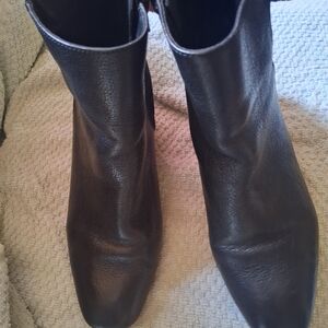 Crown Black Ankle Booties